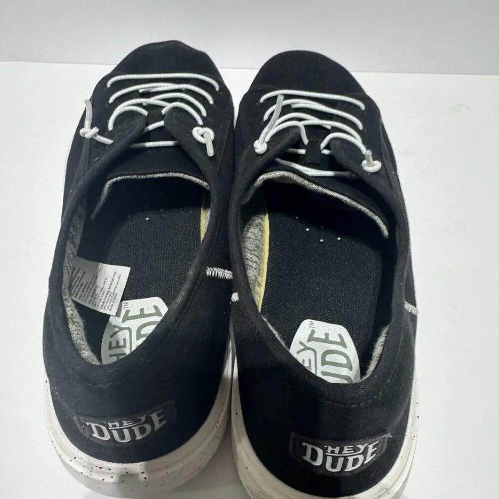 Hey Dude Mens Cody Sport Mesh Slip On Black Size 15 M